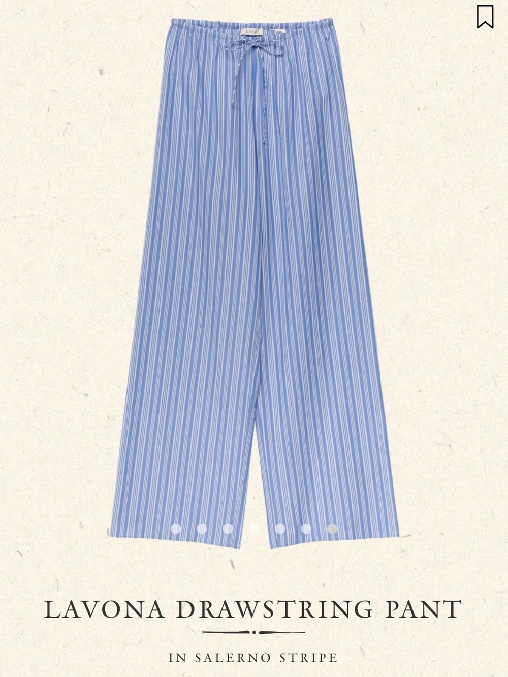 Doen Lavona Drawstring Pant - Picture 2 of 7